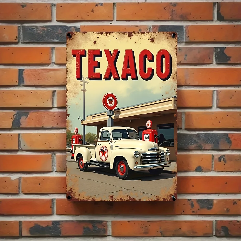 One Interesting Metal Sign,  Vintage Decorative Plaque 