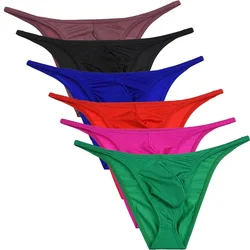 Men's Stretch Posing Trunk FitnessUnderwear Hot Beachwear Bikini Briefs Ropa Interior Hombre Sexi Slip Homme