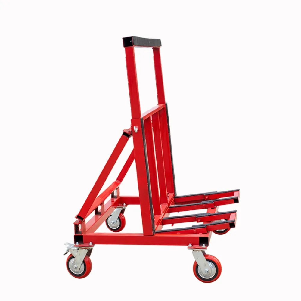 

Складная и выдвижная универсальная тележка на колесах для дверей и окон, бесшумная и портативная тележка для транспортировки стекла