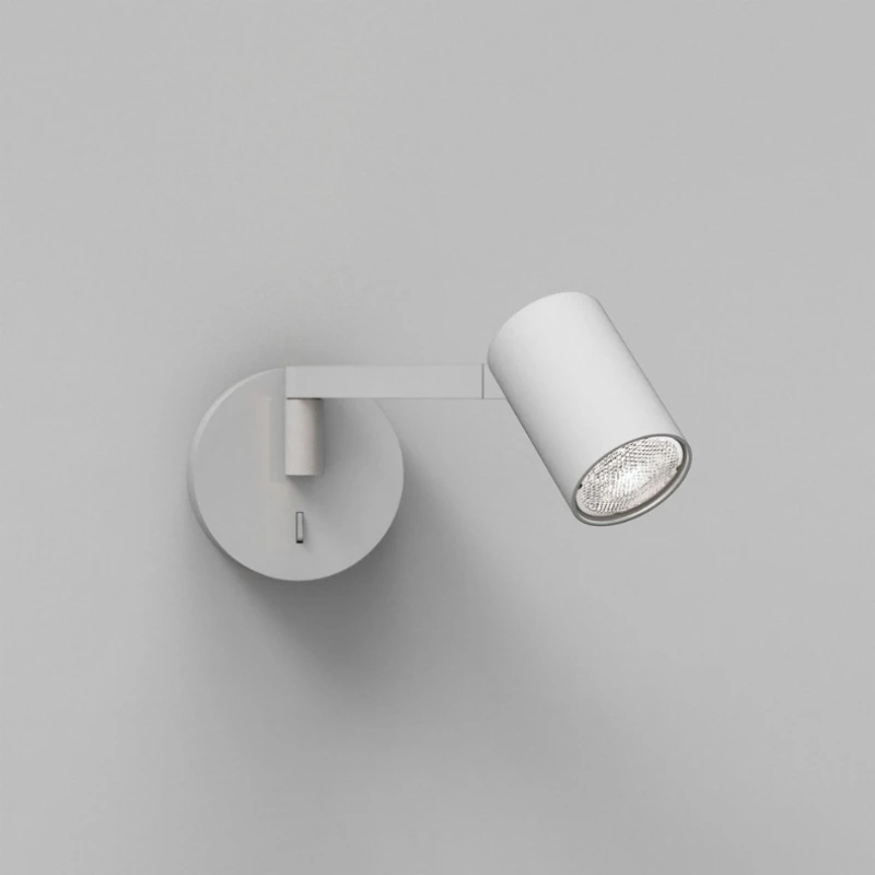 مصباح جداري حديث بزاوية قابلة للتعديل مع مفتاح غرفة النوم بجانب السرير، ضوء قراءة LED لإضاءة غرفة الضيوف في الفندق، مصباح جداري بذراع هزاز