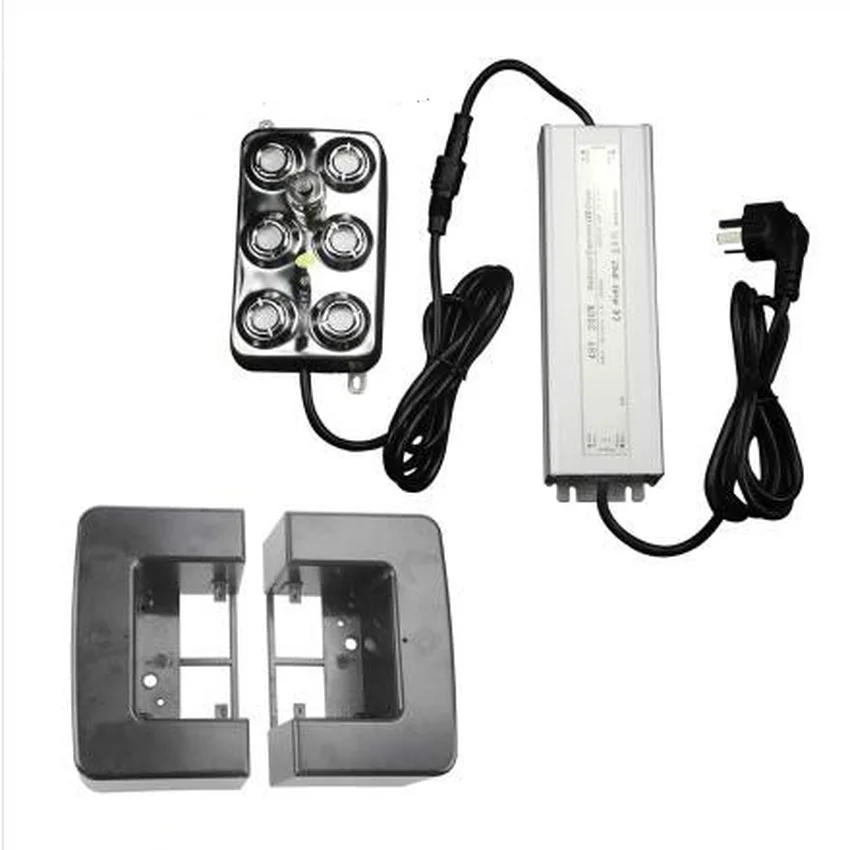 超音波蒸気発生器,2000 ml/h,dc48v,6ヘッド,ステンレス鋼空気加湿器,温室,水耕栽培