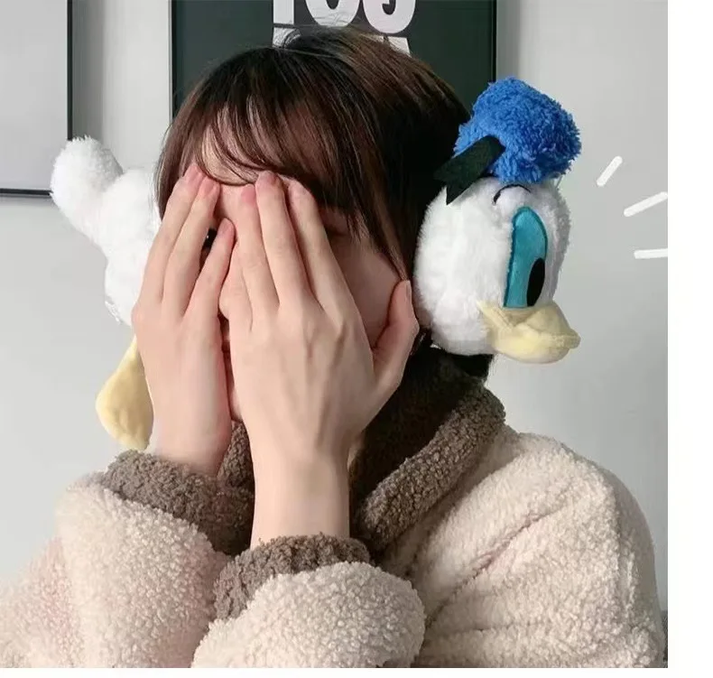 Disney Donald Duck Earmuffs Cartoon Cute Birthday Party Gift Interesting Keep Warm Earmuffs Decorate Accessories