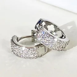 Huitan Dainty Hoop Earrings for Women Simple Stylish Teen Ear Accessories Low-key Exquisite Circle Ring Earrings Fashion Jewelry