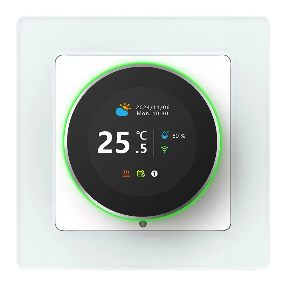 

Programmable Smart Thermostat for Electric Floor Heating and Water Heating For WiFi Controlled with APP and Voice Remote Access