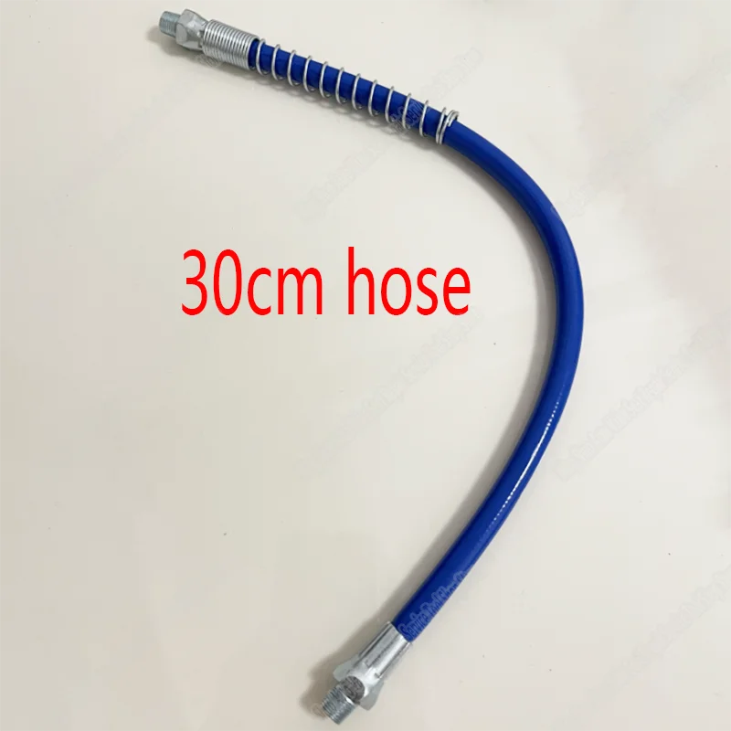 Grease Gun Hose 30-200cm Flex Hose Explosion-Proof Spring Lube Gun Hose For Hand And Air Powered Grease Gun