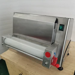 Máquina laminadora eléctrica de rodillo de masa de Pizza, para colgar en la pared, para Fideos, equipo comercial para el hogar, DR-5V/6V