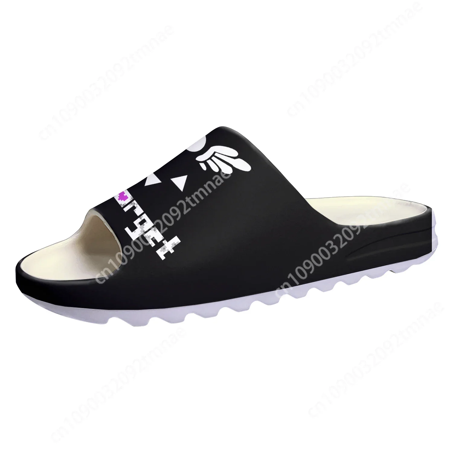 

Deltarune Custom Soft Sole Sllipers Hot Cartoon Game Mens Womens Teenager Fashion Home Clogs Custom Water Shoes on Shit Sandals