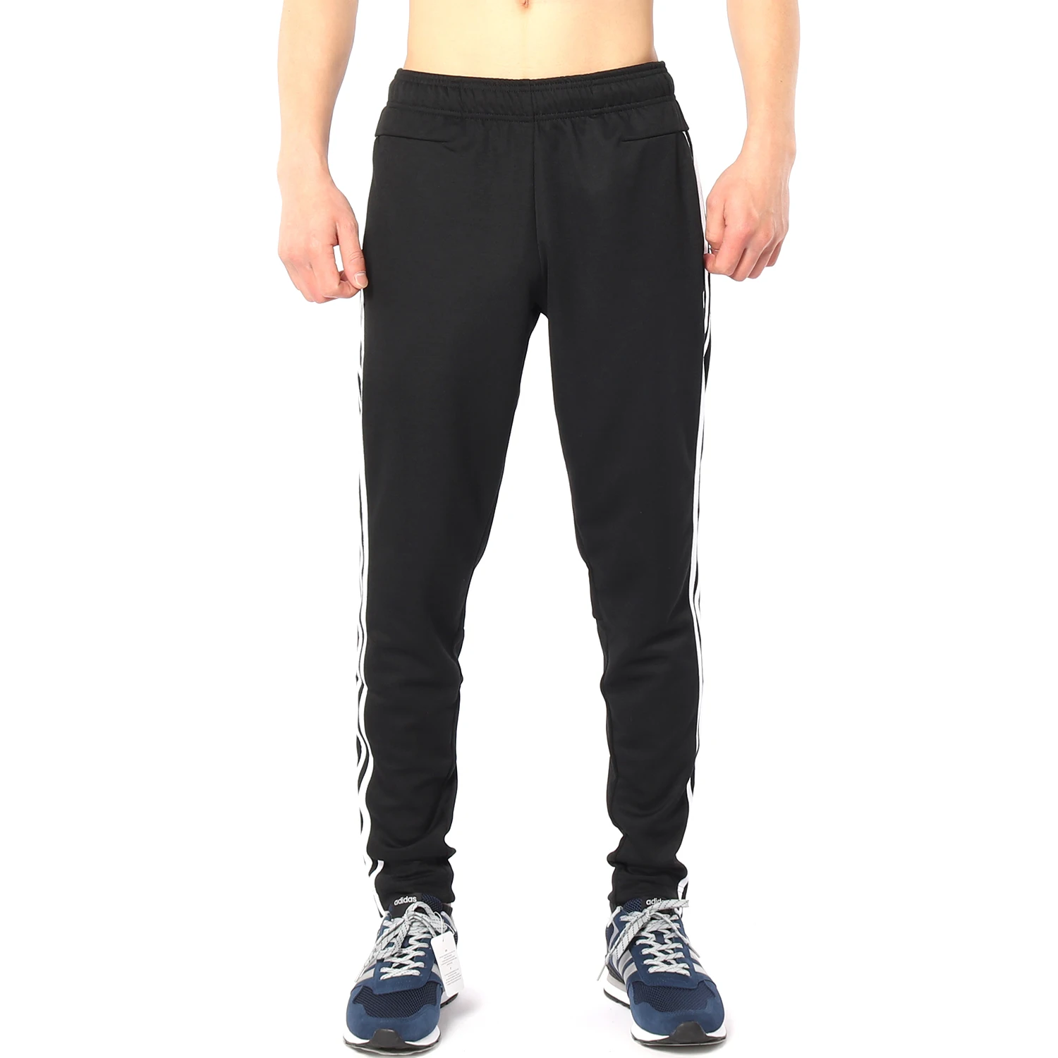 

Adidas Authentic Men's Slim Fit Knit Breathable Casual Sports Trousers CW3244