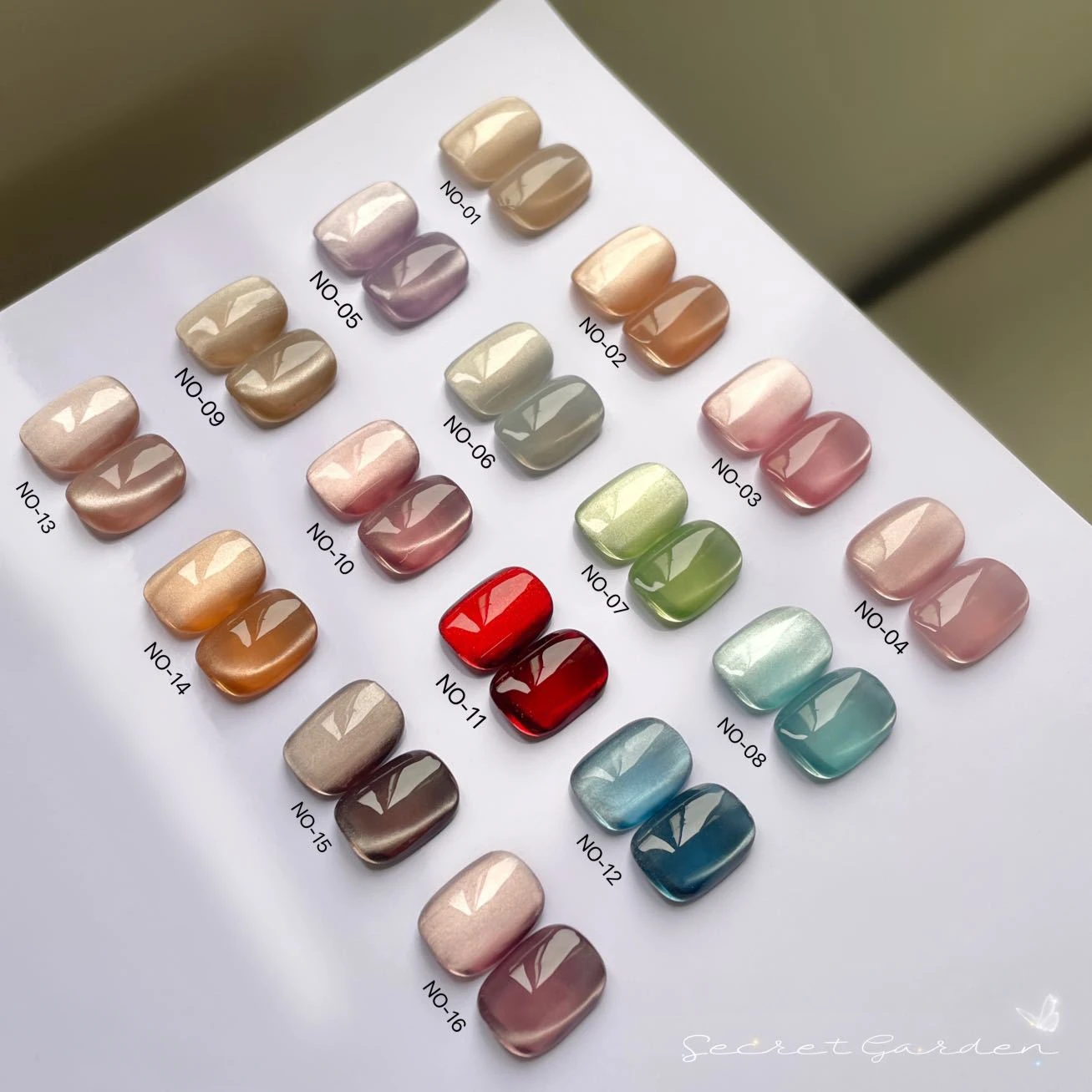 

16 шт./компл., 15 мл, водяной светильник, магнитный гель-лак для ногтей с изображением кота, блестящие стеклянные бусины, замачиваемые УФ-светодиодные гель-лаки для маникюра