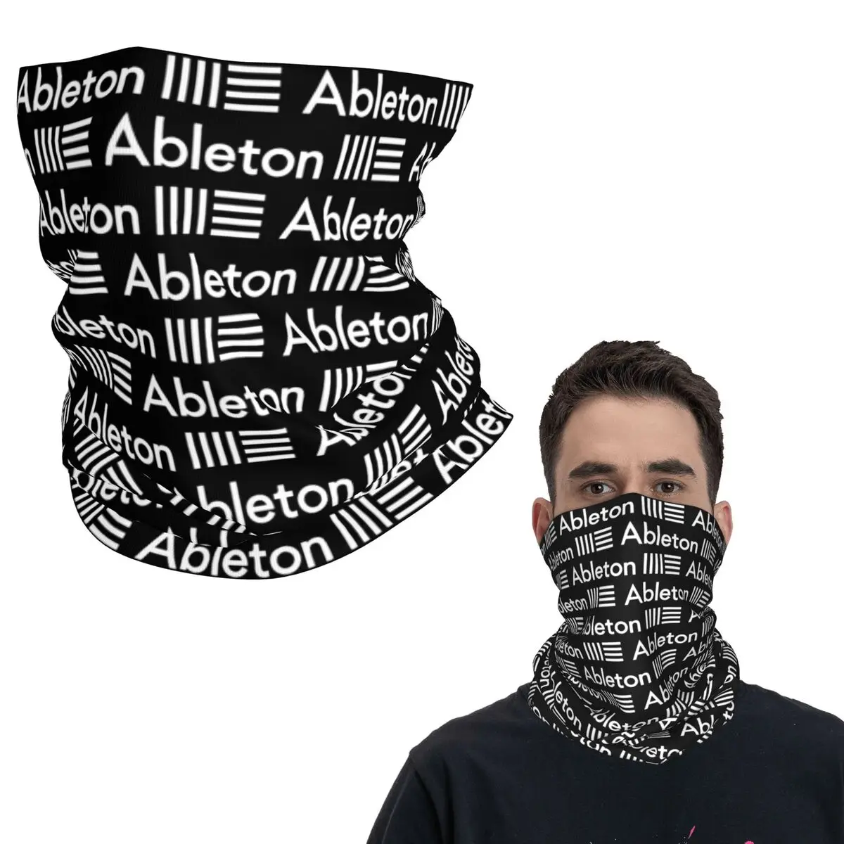 

Ableton Bandana Neck Gaiter Printed Magic Scarf Multi-use Cycling Scarf Outdoor Sports Unisex Adult