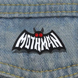Badges Heroism Series Movie Pines Halloween Dark Night Jewelry Backpack Lapel Pins Punk Animal Bat Brooch Classic Mothman