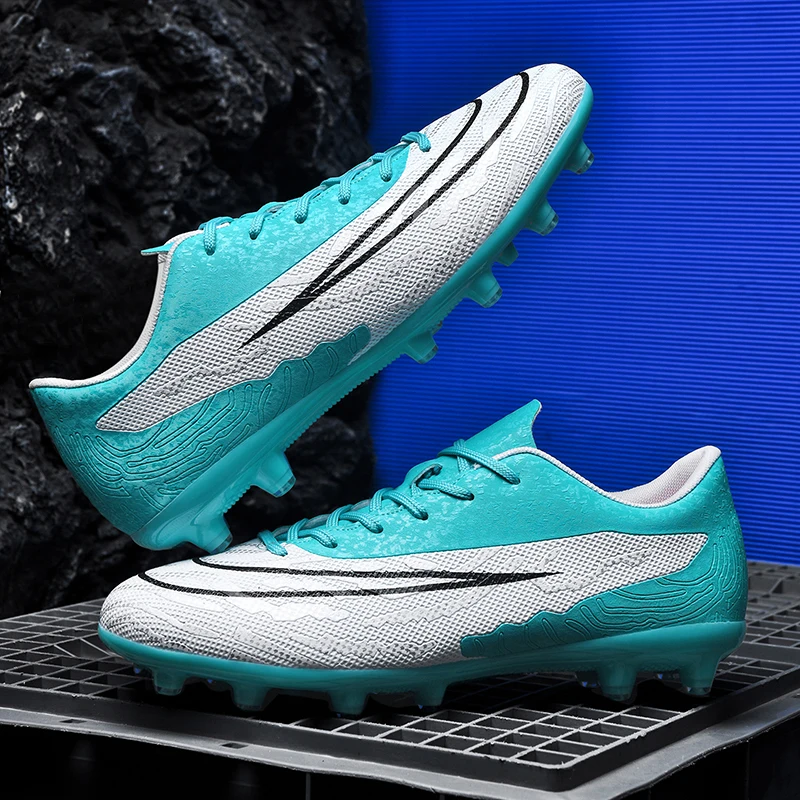 Women Hot Selling Outdoor Grass Football Boots Sneakers Professional RaceTraining Men’s Leather Athletic Unisex Soccer Shoes