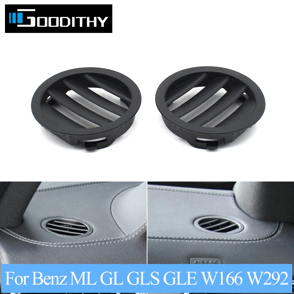 Car Dashboard Air Conditioning AC Vent Grille Outlet Round Cover Panel For Mercedes Benz M ML GL GLE GLS W166 W292 1668302354