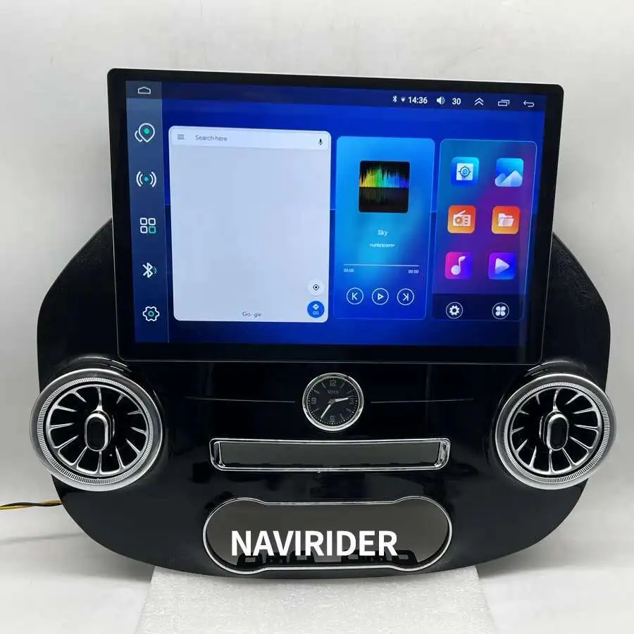 

13.3Inch 128GB Android 14 creen Car Radio For Mercedes Vito W477 2016 Stereo Receiver GPS Navigation DSP Video Carplay Player