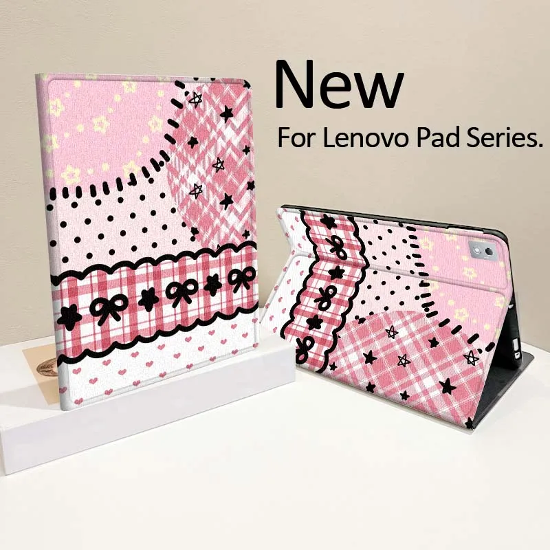 

Lattice Element Pattern For Lenovo Tab Xiaoxin Pad 700 Y900 Gen4 K10 P11 GT K11 3rd P11 P12 Plus Pro Gen Tablet Case