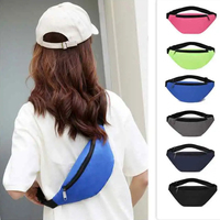 Belt Pouch For Men Women Fanny Waist Bag Pack Waterproof Running Belly Banana Male Ladies Kangaroo Bum Hip Sports Waistbag Side