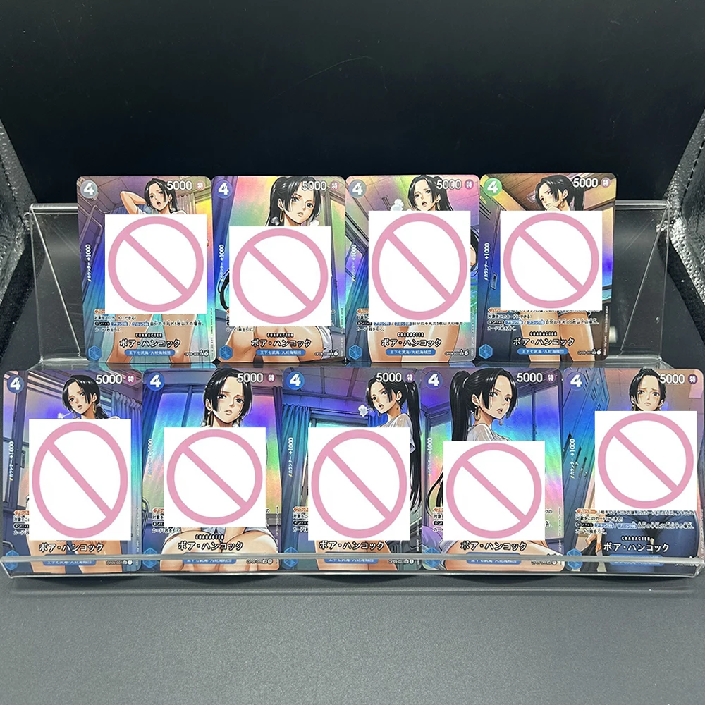 لتقوم بها بنفسك OPCG مثير بوا هانكوك لعبة تحصيل بطاقات النسخة اليابانية OP-09-009 Sr OP09-002 Sr فلاش جمع بطاقة لعبة الهدايا #1