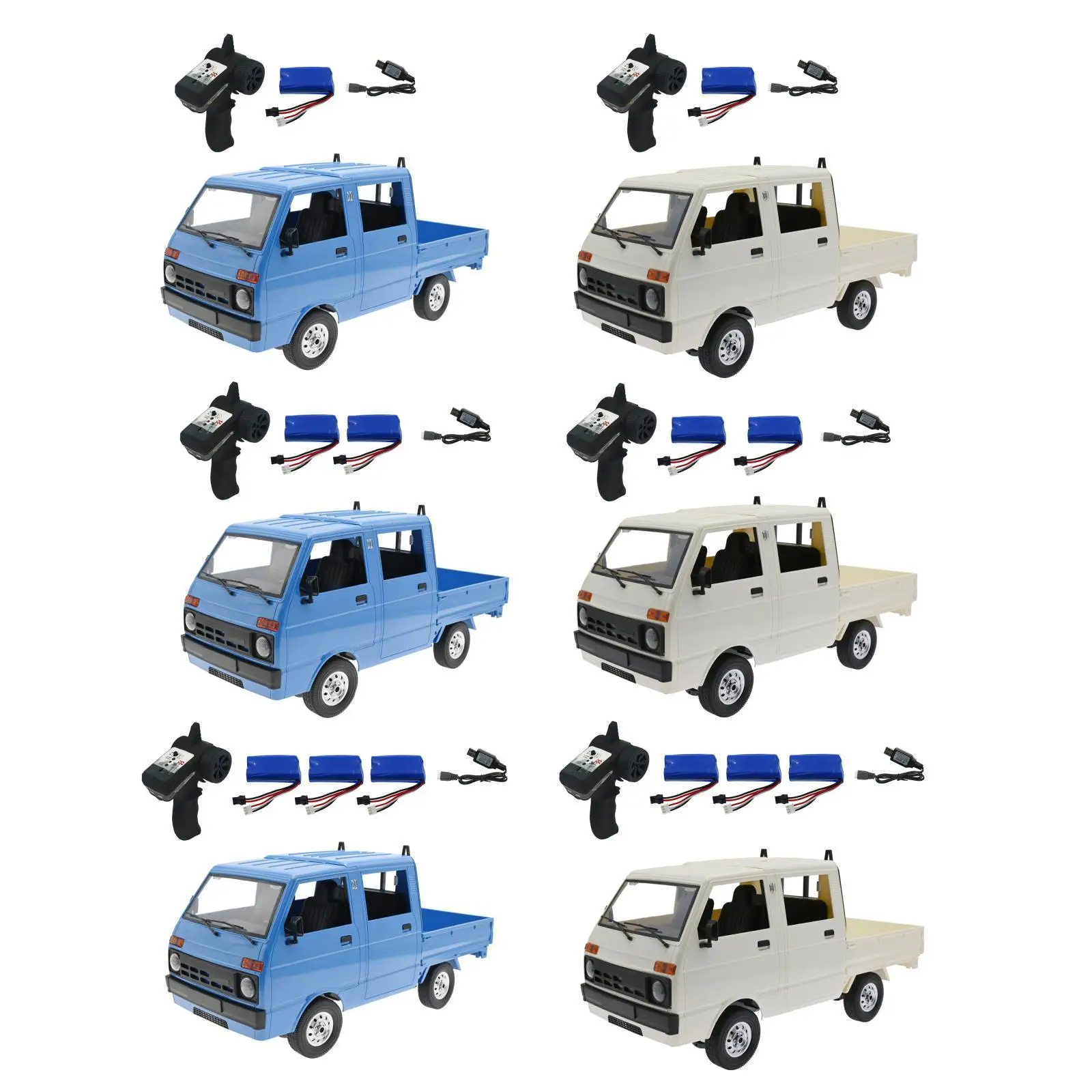 محاكاة 1:10 مقياس RC شاحنة USB شحن 260 محرك عالي السرعة 2WD