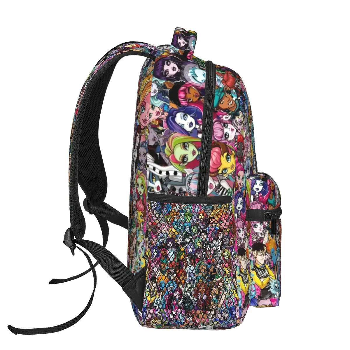 Todos los personajes estudiantes mochilas escolares niño niña moda Monster High Dolls adolescentes libros mochila