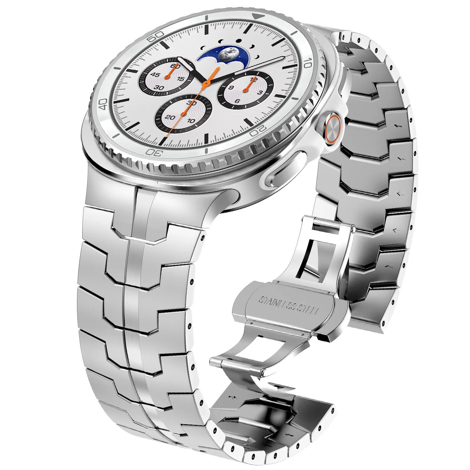 Metallarmband für Samsung Galaxy Watch 8 40 mm 44 mm, Edelstahl, bequemes Armband, Armband für Galaxy Watch 8 Classic 46 mm