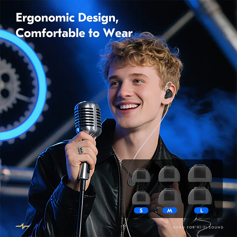 CCZ CZ10 1DD & 4BA سماعات هجينة 10 مللي متر ثنائي المغناطيسي الدائرة PET ديناميكية سائق سماعات الرياضة الألعاب إلغاء الضوضاء سماعة