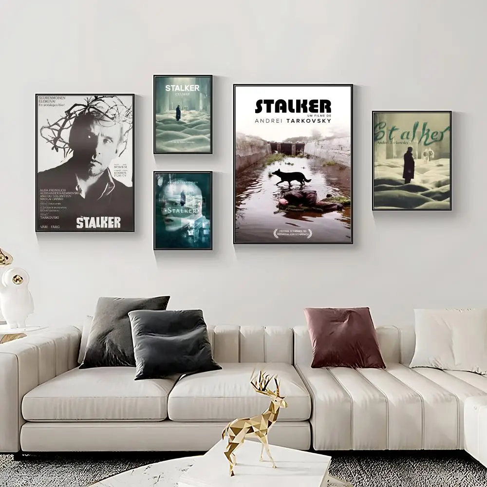 Movie S-Stalker Poster HD Self-Adhesive Waterproof Frameless Wall Art for Home Office Dorm Bedroom Ideal Gift