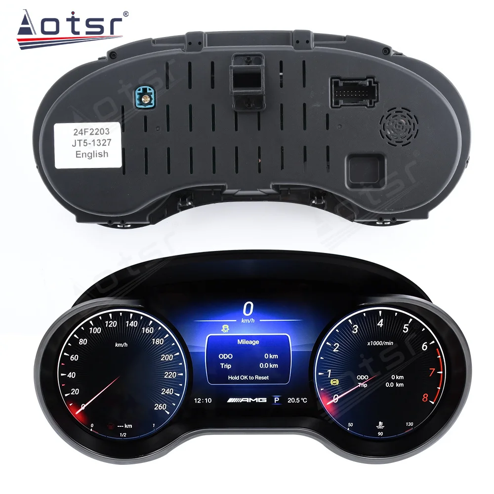 LCD Digital Instrument Cluster For Mercedes Benz ML GL 2012-2015 Dashboard Display Speedometer Odometer Cockpit Car Accessories