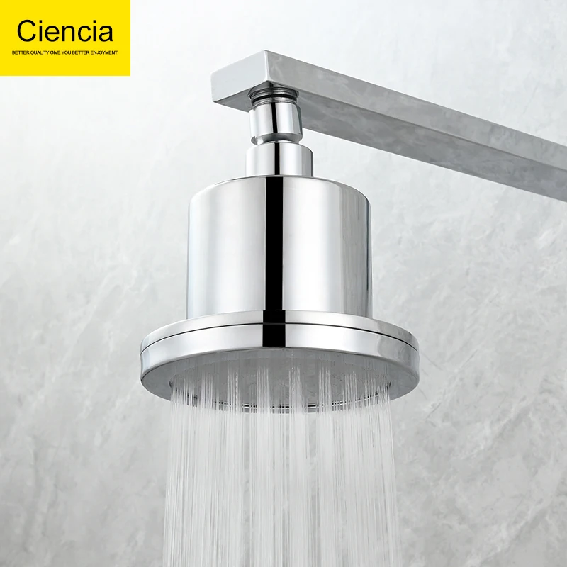 

Ciencia High Pressure Filtered Shower Head - Rain Shower Head for Hard Water Softener - Bathroom Accessory for Shower Experience