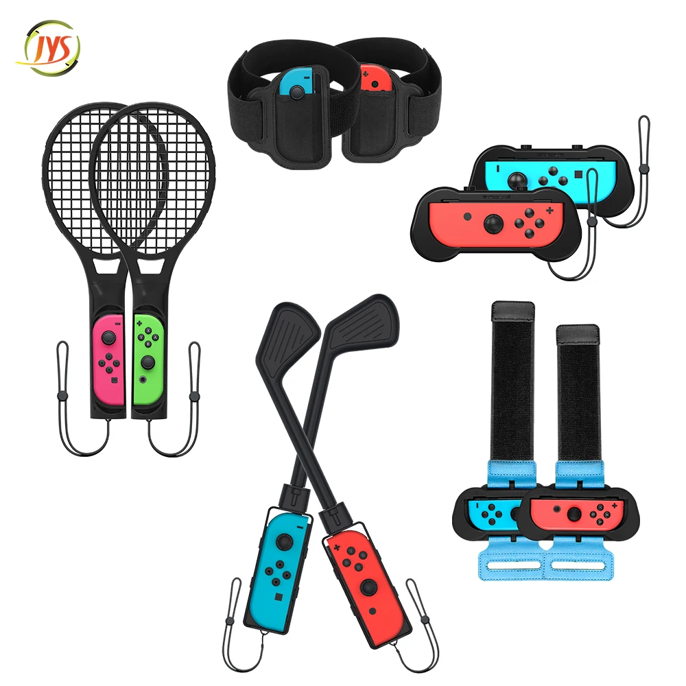 Imagem -05 - Motion Control Game Acessórios Grupo Handle Grips Bundle para Nsw Jys-ns125 10 em 1