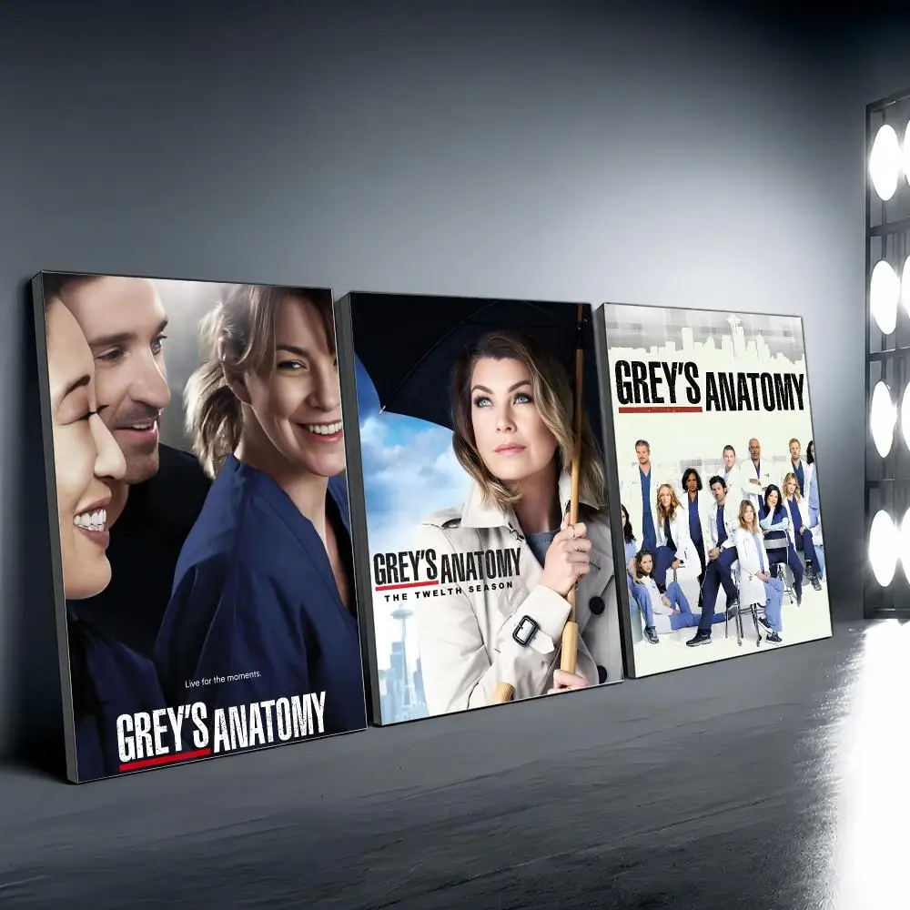 G-Greys anatomy TV  Show Painting Calligraphy Modern Canvas Wall Art for Bedroom & Living Room | Home Decor Gift