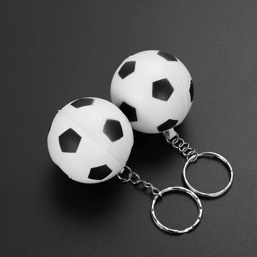 24Pcs Football Keychains Exquisite Eye Catching Key Holder for Men Women Perfect Present Stylish Key Decoration Unique Design