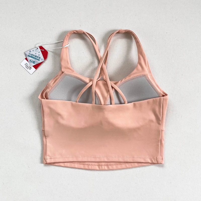 A yoga fitness bra, a professional fitness training bra for women, a yoga fitness halter bra for women