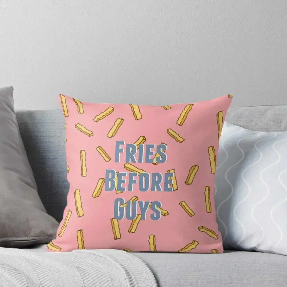 

Fries Before Guys Throw Pillow Couch Cushions Decorative Sofa Cushions bed pillows Elastic Cover For Sofa pillow