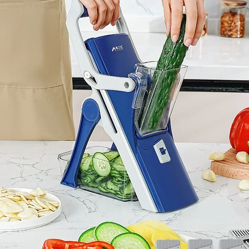 

Vegetable Cutter Manual Multifunction Kitchen Vegetable Slicer Chopper Graters Potato Radish Slicer Kitchen Fruit Vegetable Tool