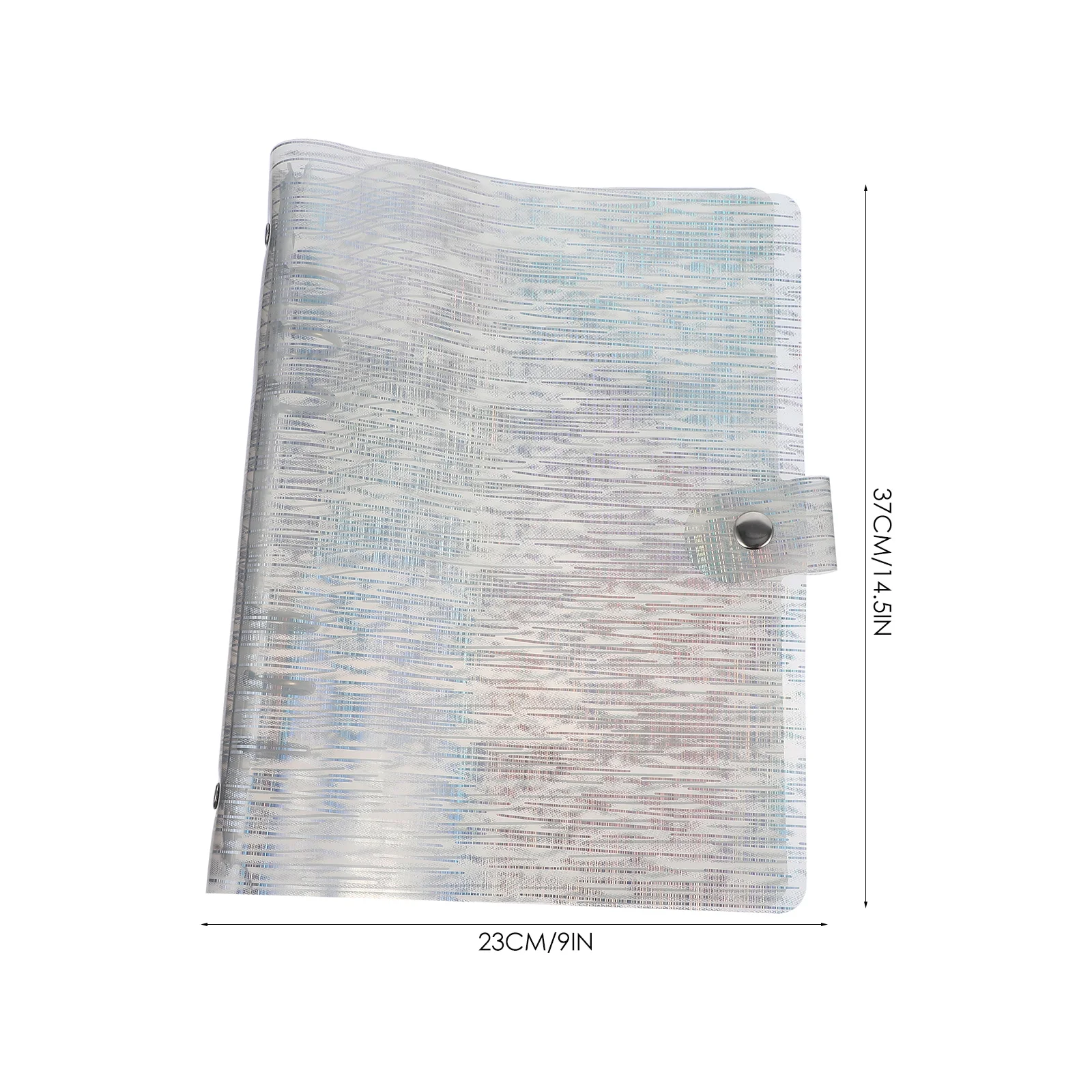 Binder Cover Refillable Soft Planner Cute Stationary Document Paper Holder Small with Plastic Sleeves A5