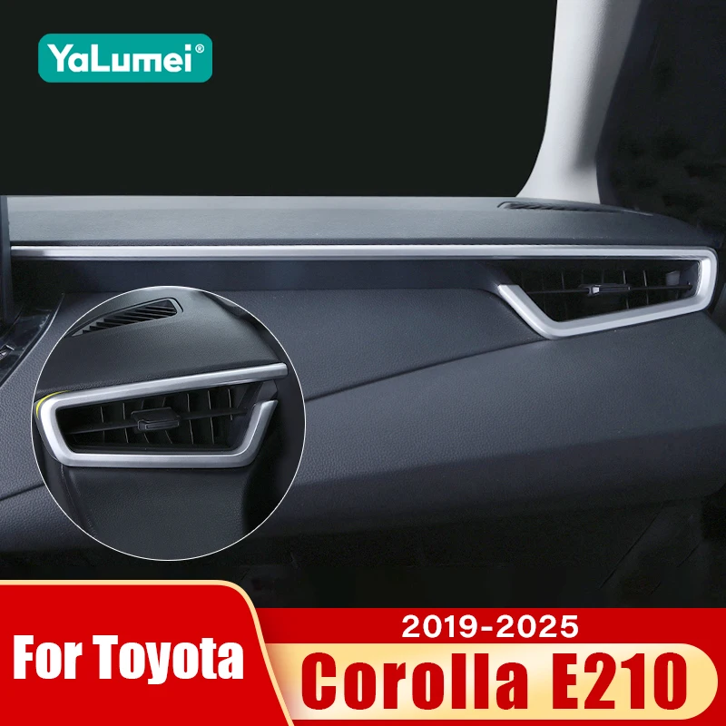 

For Toyota Corolla E210 2019 2020 2021 2022 2023 2024 2025 Hybrid Car Central Control Trim Strips Cover Accessories