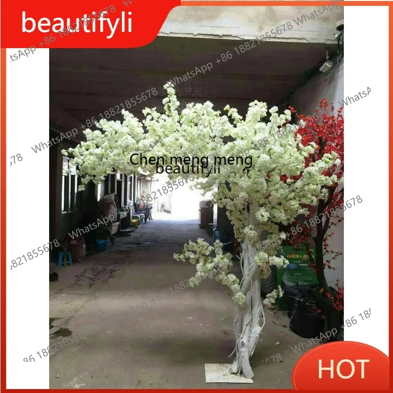 A85 Imitative Tree Living Room Decoration Hotel Set Wedding Cherry Blossom Large Project Artificial Green Plants