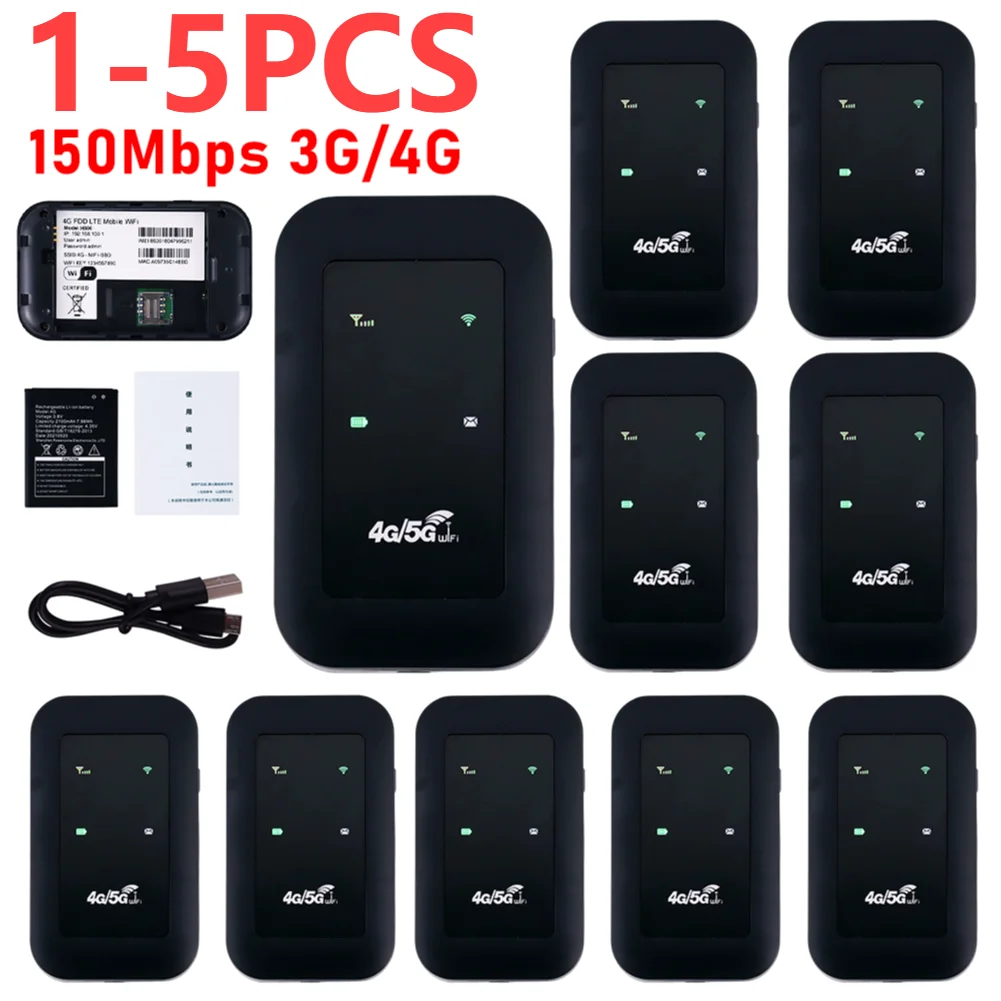 

Compact 4G LTE Router with 150Mbps WiFi Speed Signal Repeater and Network Extender Support for Multiple Devices