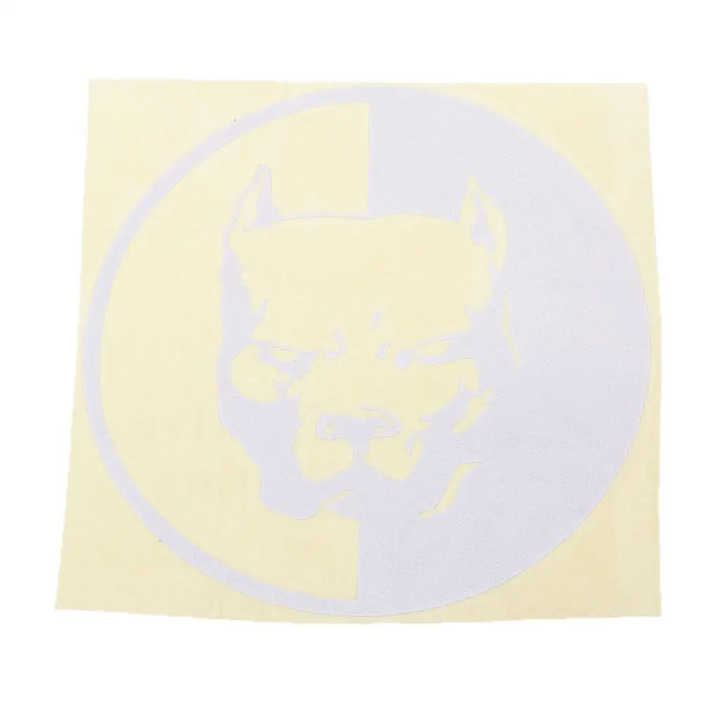 

Car Stickers Stying Pitbull Super Hero Dog Reflective Waterproof Decal