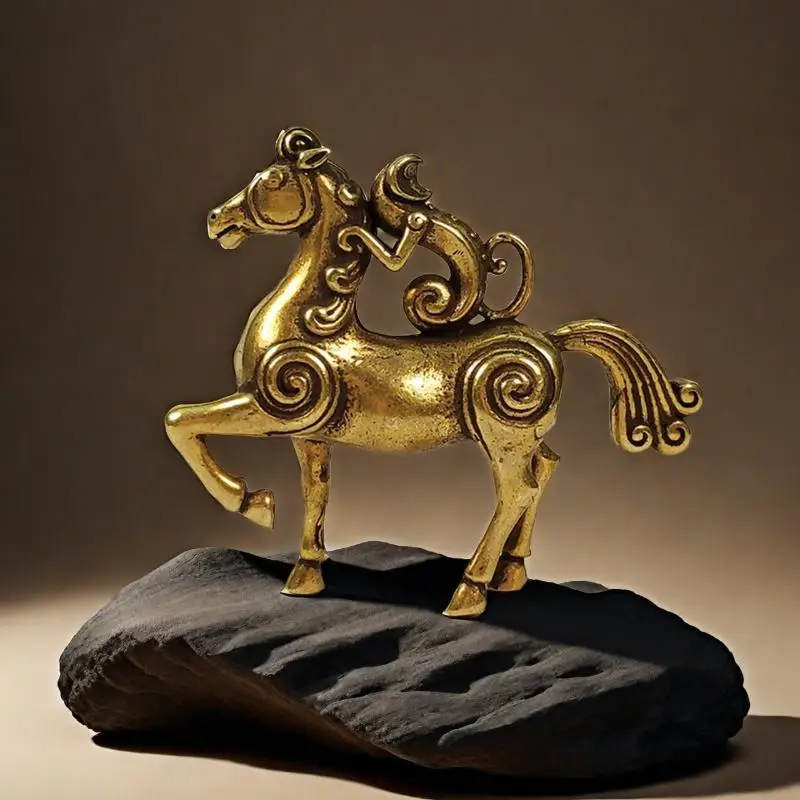 HOT 2026 Year Of Horse Feng Shui Horse Figurines Miniatures Bless Your Career With Success Home Office Desktop Decoration Gift