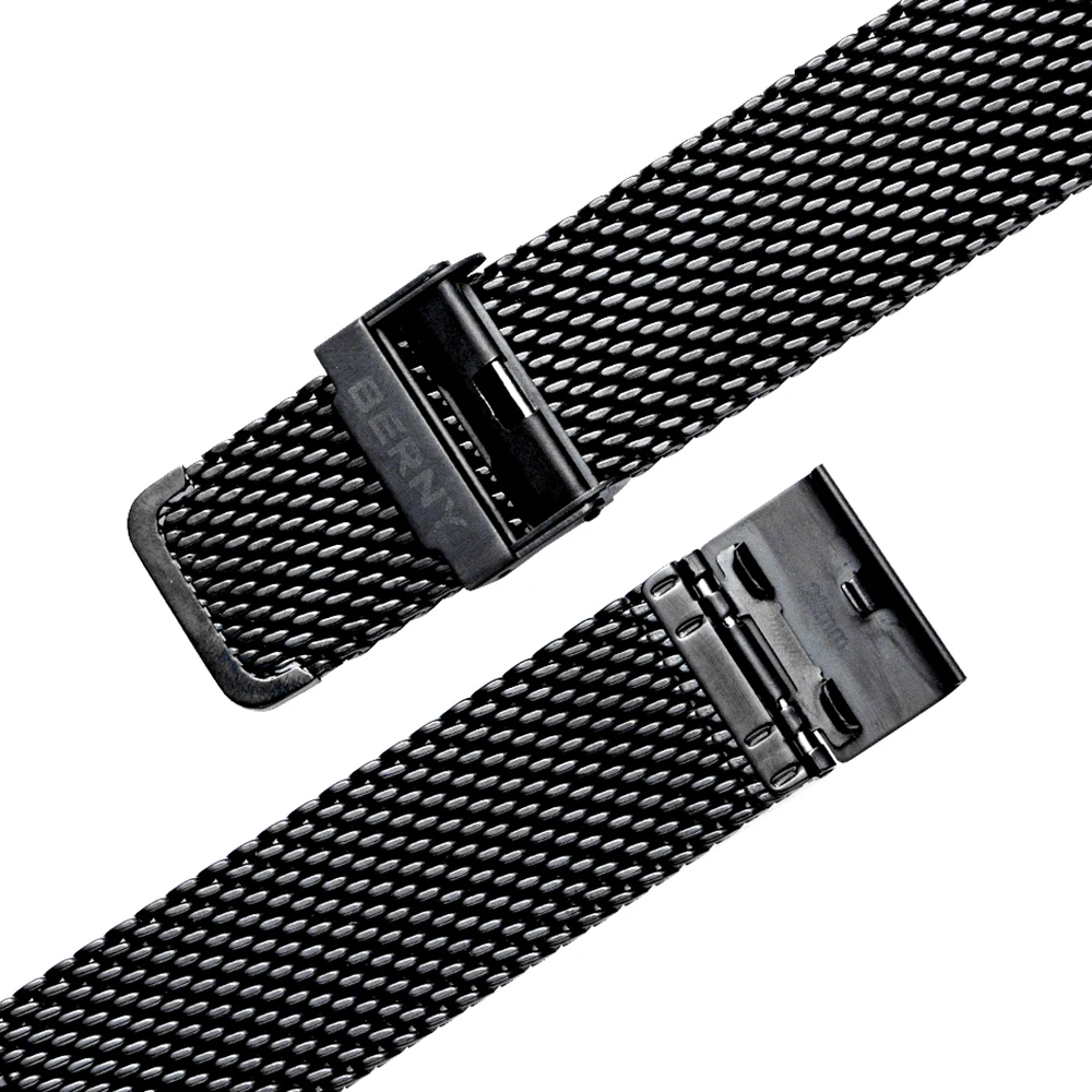 Mesh Watch Band for Mens Quick Release Adjustable Milanese Bracelet Mesh Watch Straps 18 20 22 24 mm Stainless Steel Watchbands