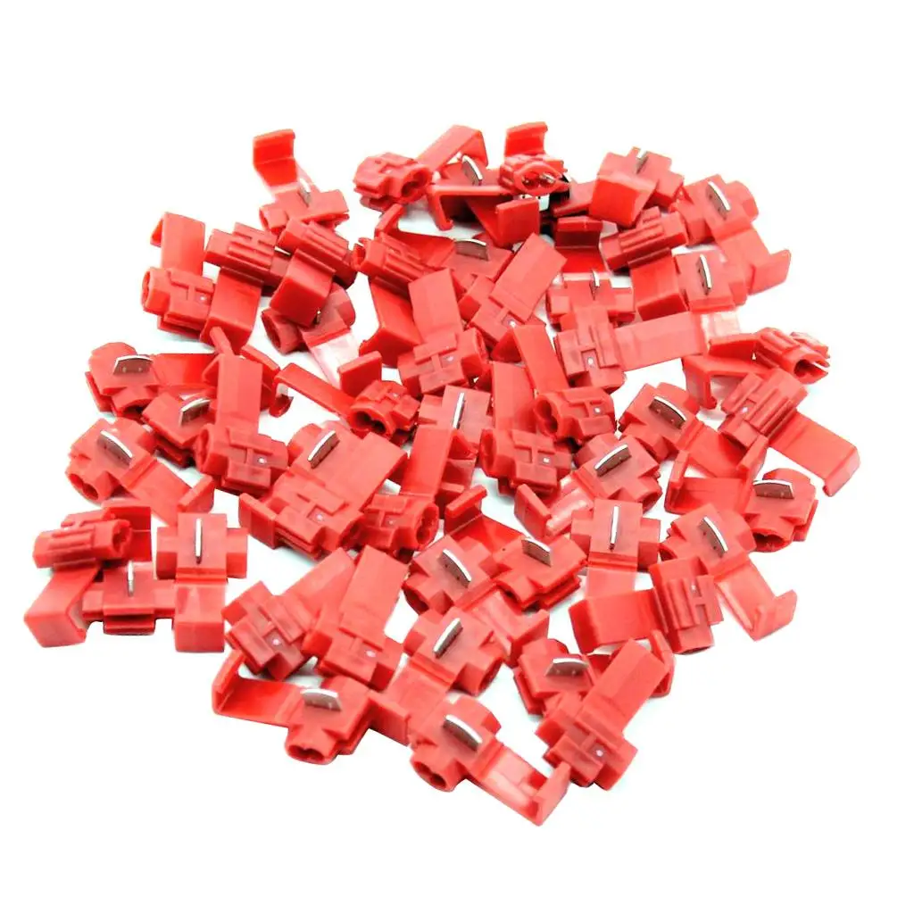 

50 Pcs. Branch Connector Quick Connector Electrical Crimp Cable 16 22AWG