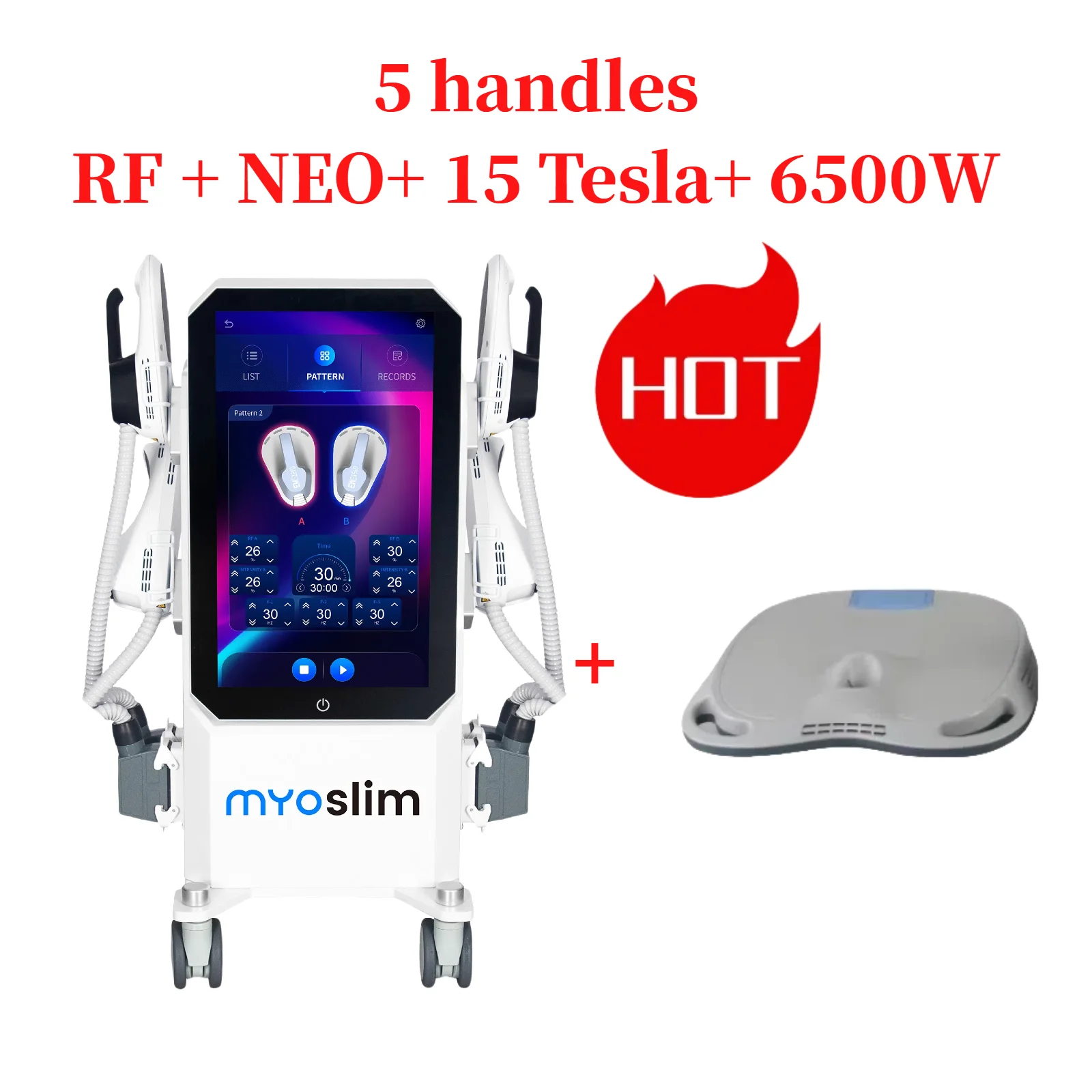 MYOSLIM Mysolim Sculpting Body RF Fat Reduction Sculpt Machine Elektromagnetische Muskel stimulieren SPA Schlankheitsausrüstung Kostenlose US-Größe 8
