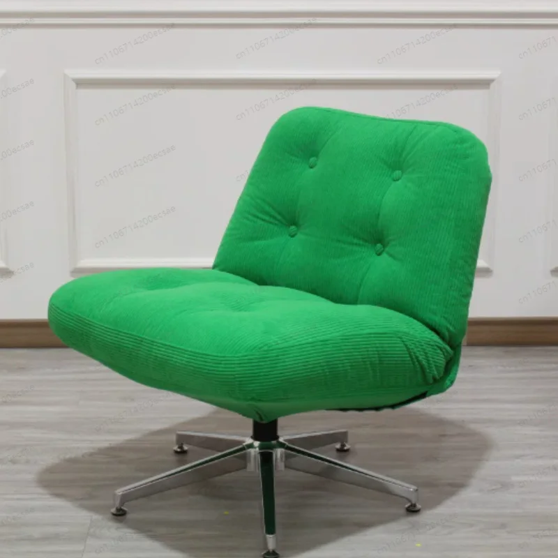 Swivel Chair  Nordic Modern Wholesale Metal Sofa Home Sets Velvet Waiting Lounge Furniture Living Room Chairs Acc