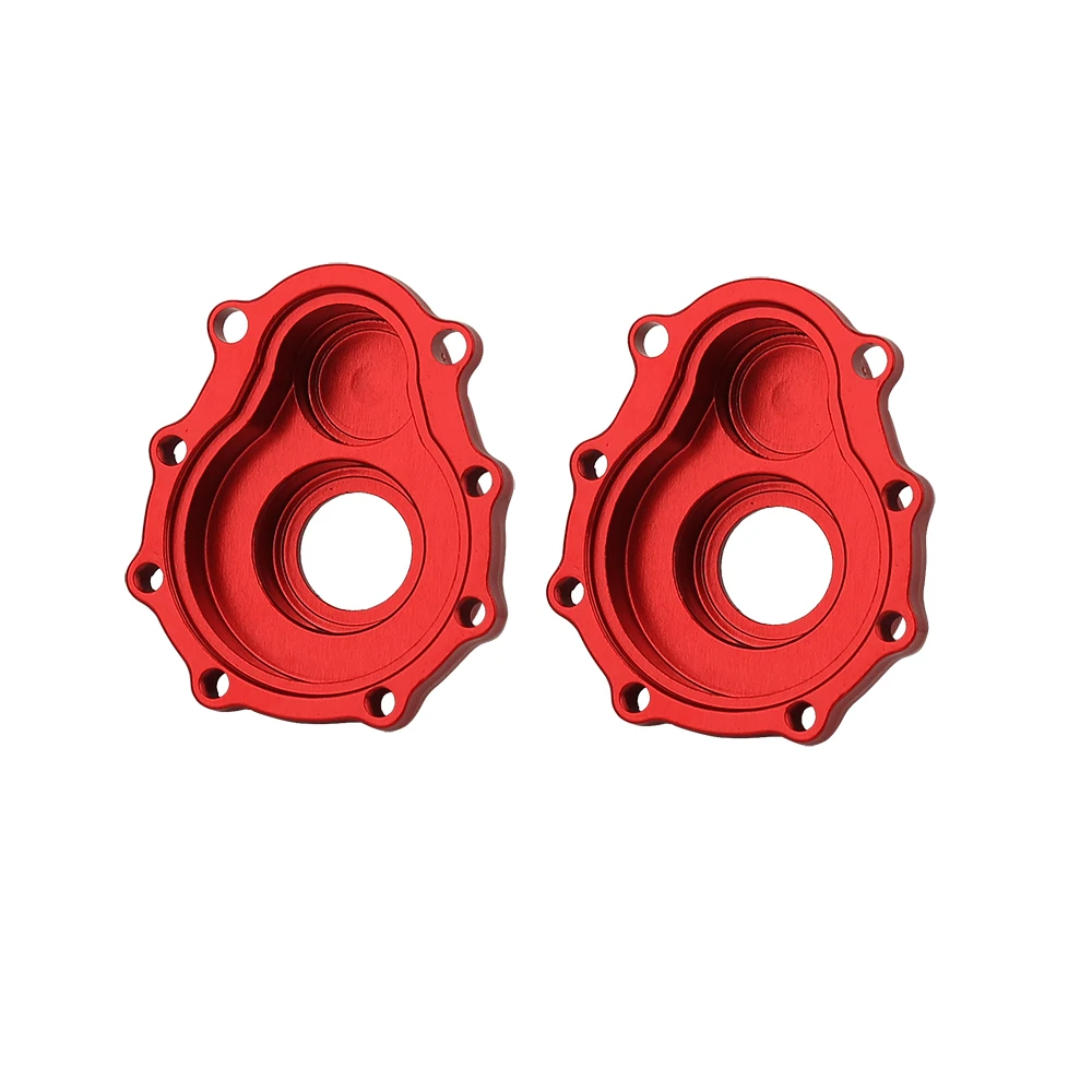 2pcs TRX-4 Anodized Aluminum Alloy Outer Portal Axle Housing Steering Knuckle Set for 1/10 RC Crawler Car TRX4 Upgrade Parts