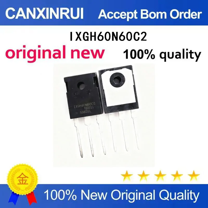 

(5-100 Pieces) Brand new original IXGH60N60C2 1XGH60N60C2 TO-247 spot chip IC