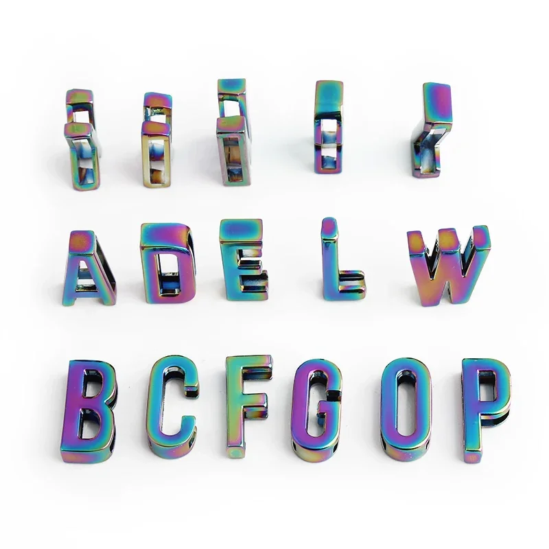 سلسلة مفاتيح معدنية للهاتف المحمول ، حقيبة كتف ، حروف يمكن ارتداؤها بنفسك ، مناسبة للمجوهرات للزوجين ، مشغولات الأساور ، 26: