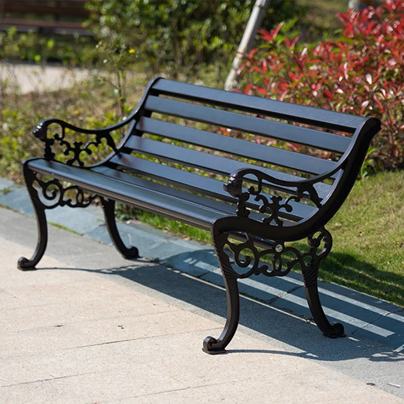 The product can be customized. Cast aluminum park chair outdoor bench rest bench