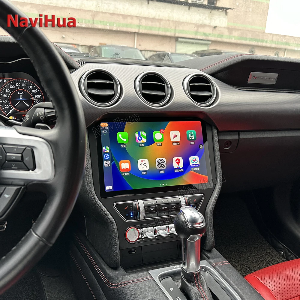 New Android Car Radio For Tesla Ekran Ford Mustang Vertical IPS Screen Car DVD Multimedia Player GPS Navigation Upgrade