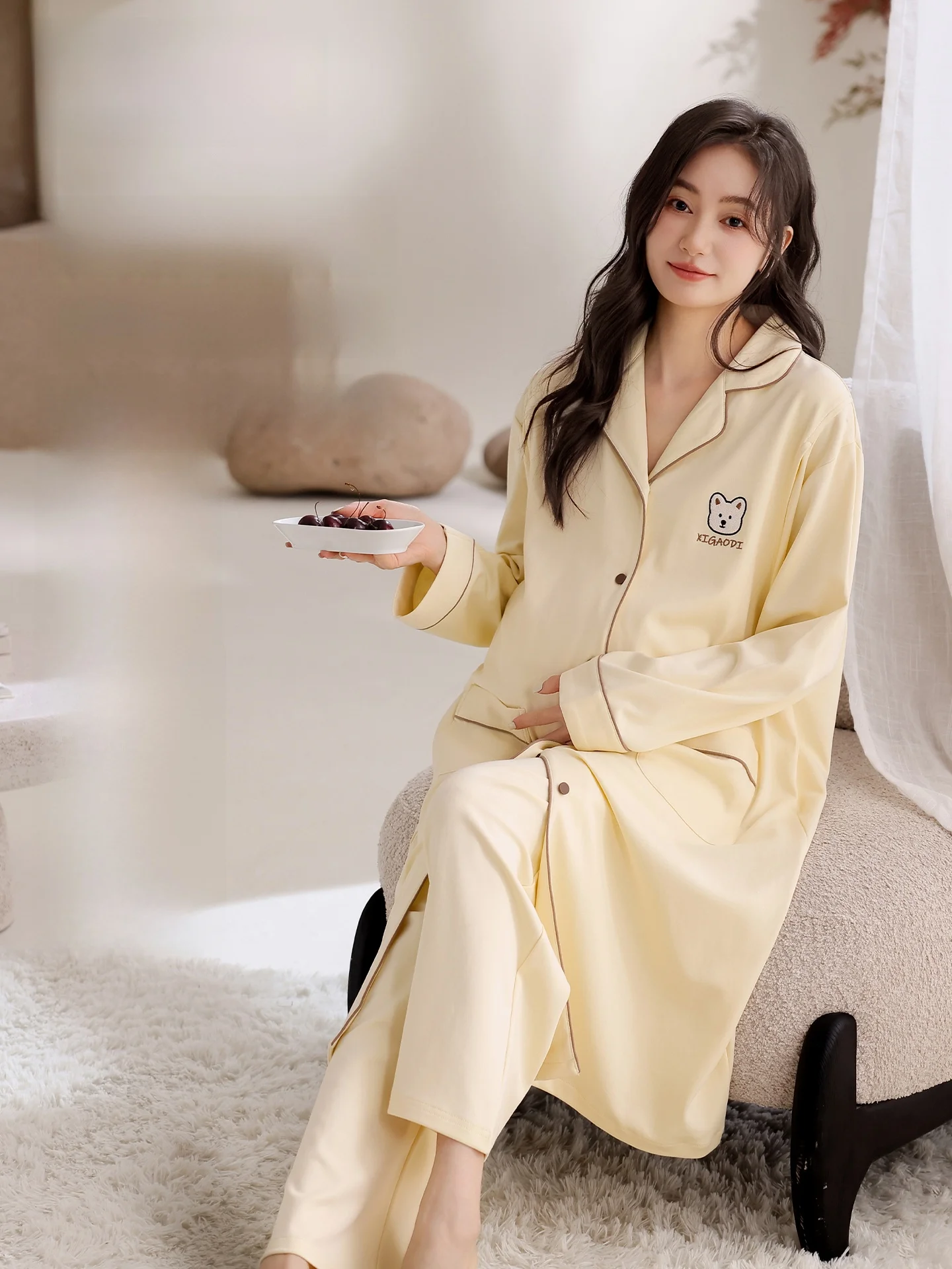 camison-de-maternidad-de-algodon-puro-ropa-de-dormir-para-lactancia-conjunto-de-vestido-largo-postparto-ropa-de-verano-comoda-y-transpirable-para-mujer